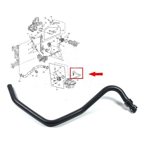 Für opel kühlerschlauch - für,